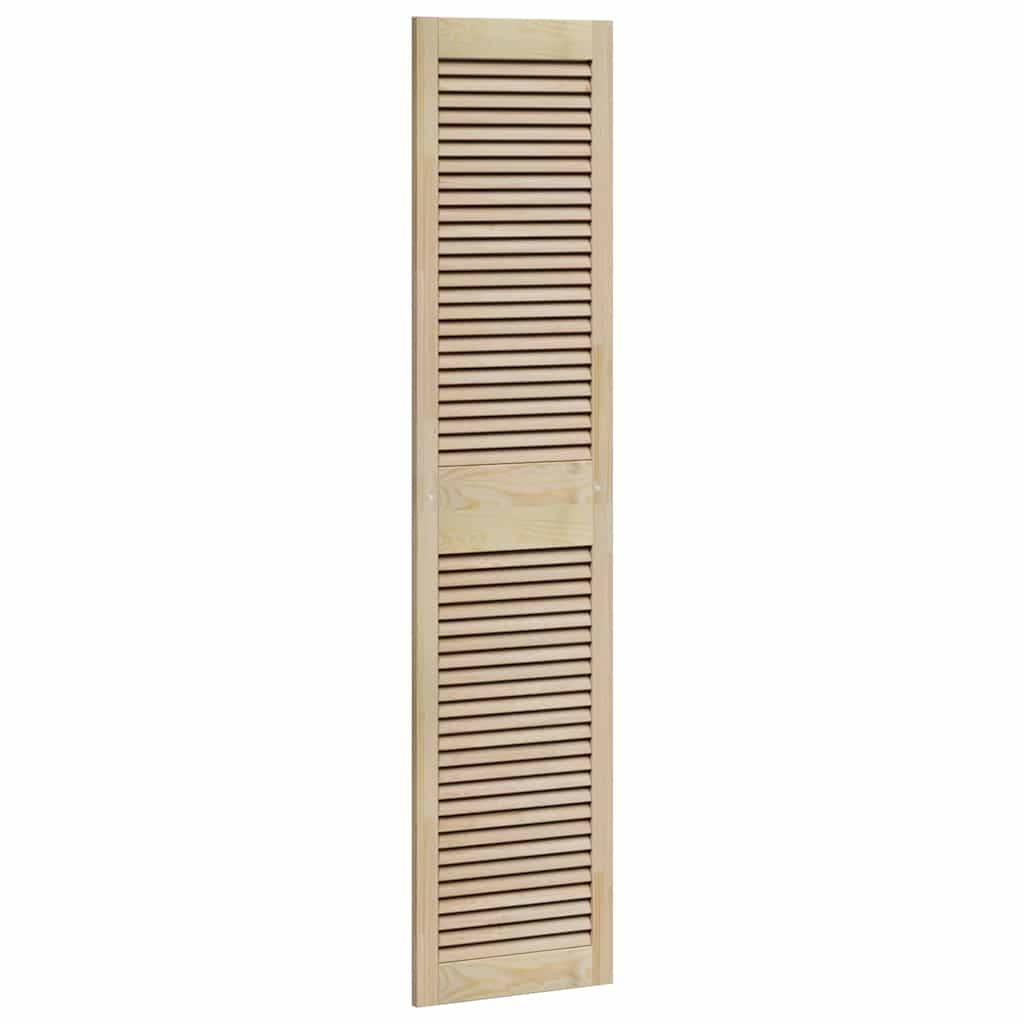 vidaXL Schranktür Natur 170 x 2,1 x 39,5 cm Massives Kiefernholz