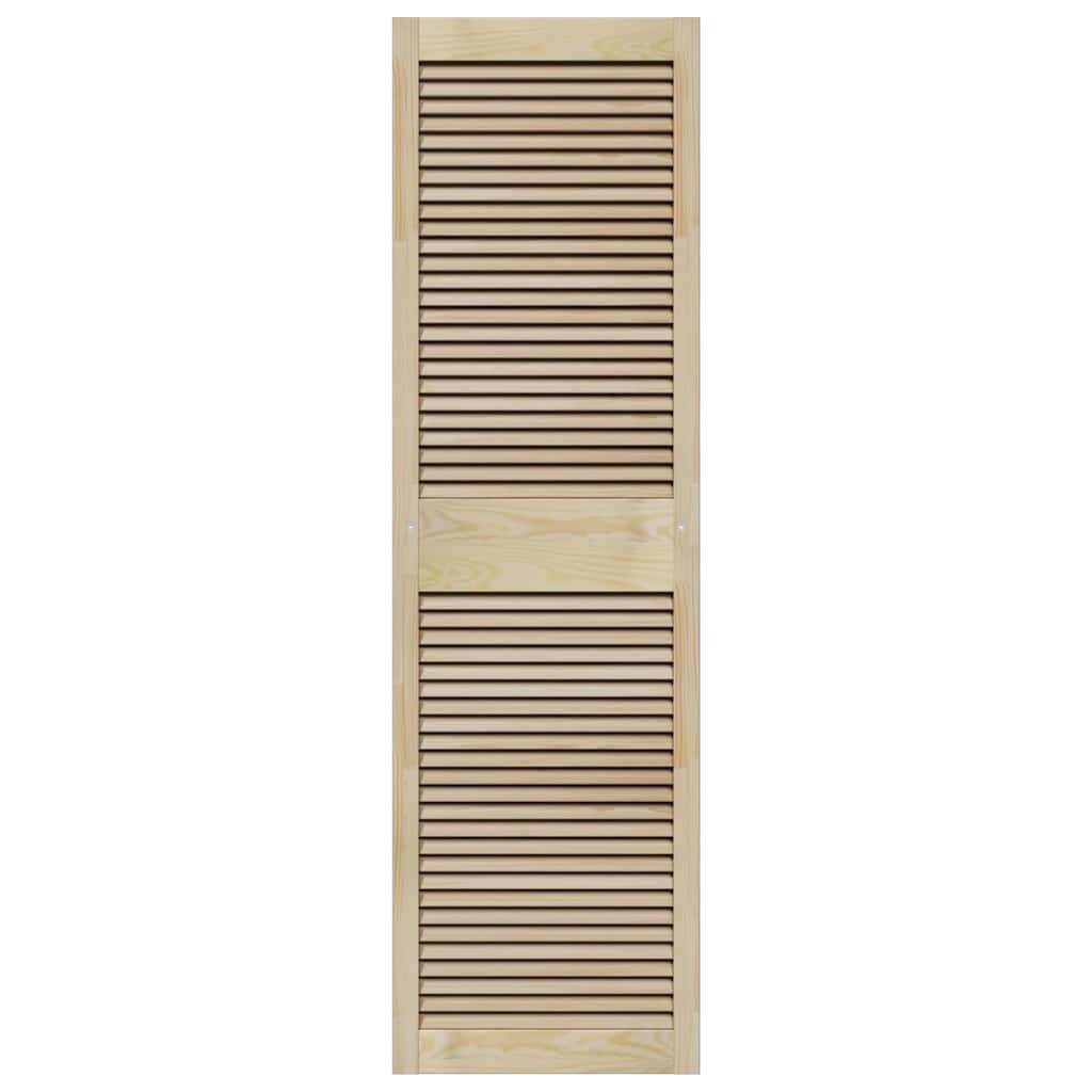 vidaXL Schranktür Natur 170 x 2,1 x 49,5 cm Massives Kiefernholz
