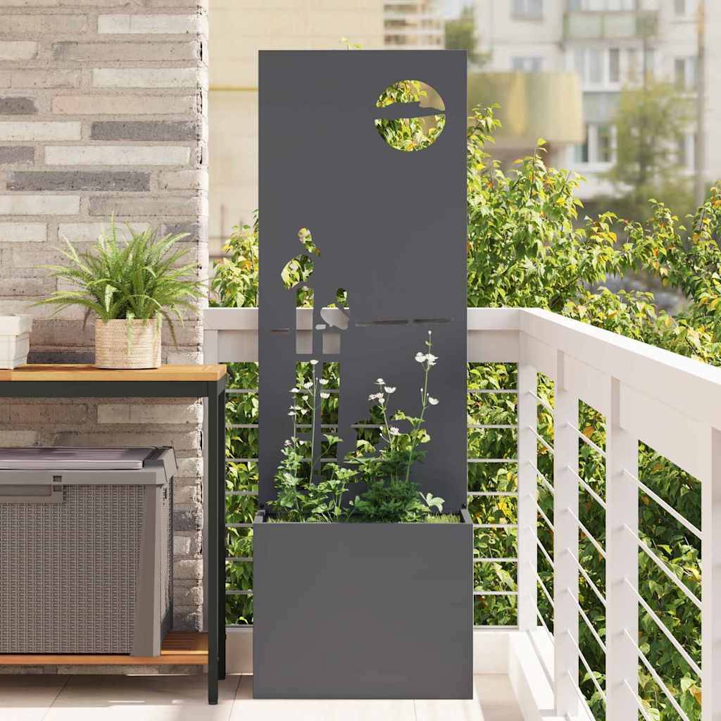 vidaXL Garten Sichtschutz-Leinwand Anthrazit 50 x 150 cm