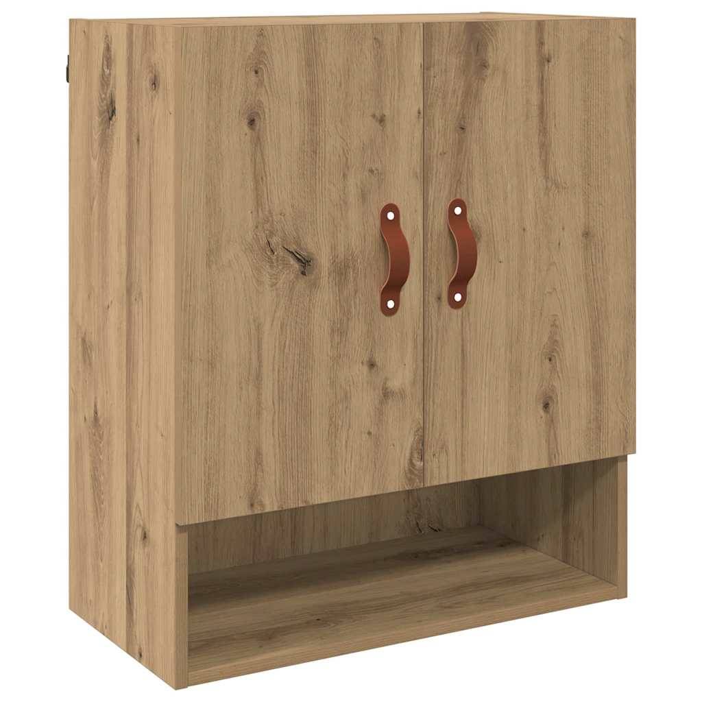 vidaXL Wandschrank Artisan-Eiche 60 x 31 x 70 cm Holzwerkstoff