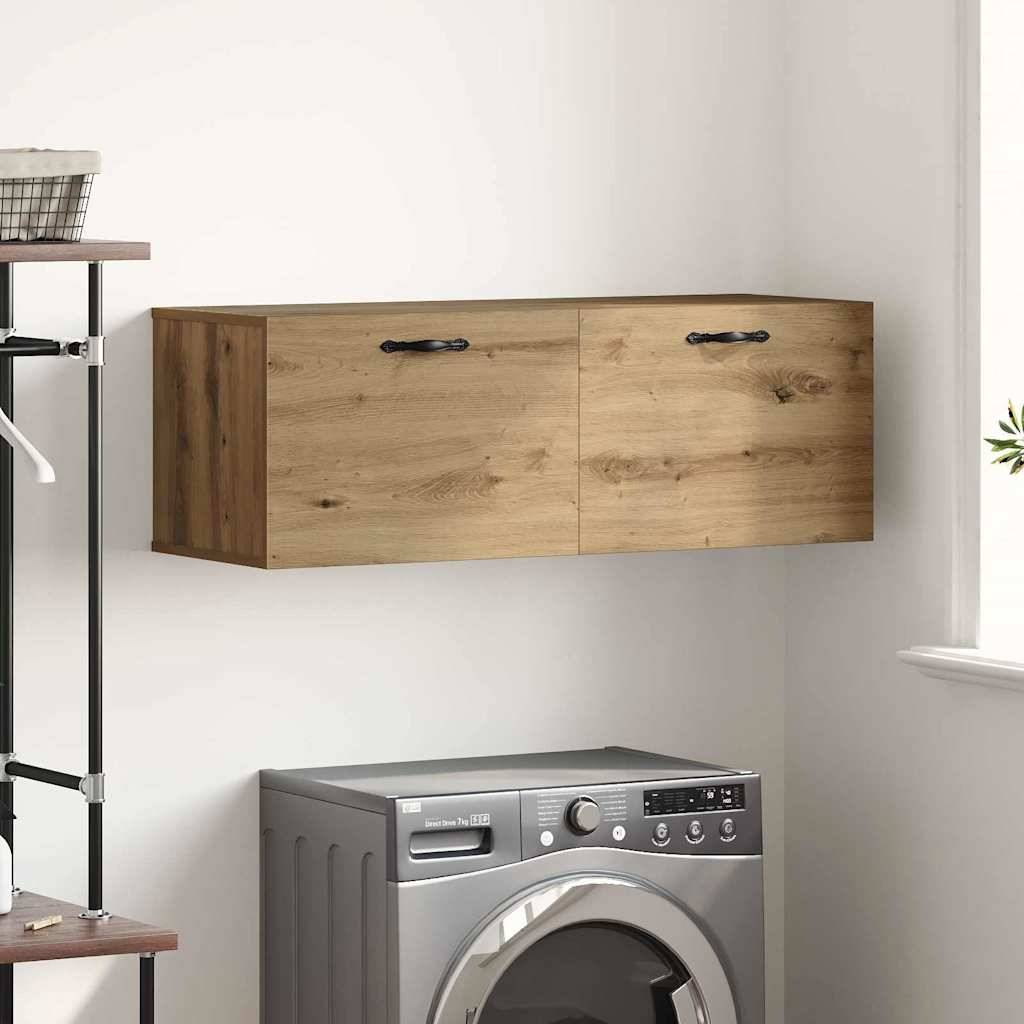 vidaXL Wandschrank Artisan-Eiche 100 x 36,5 x 35 cm Holzwerkstoff