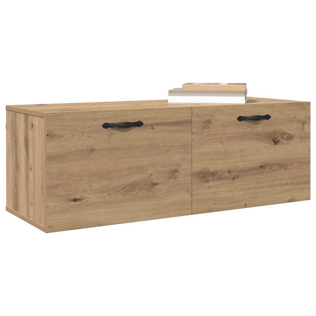 vidaXL Wandschrank Artisan-Eiche 100 x 36,5 x 35 cm Holzwerkstoff