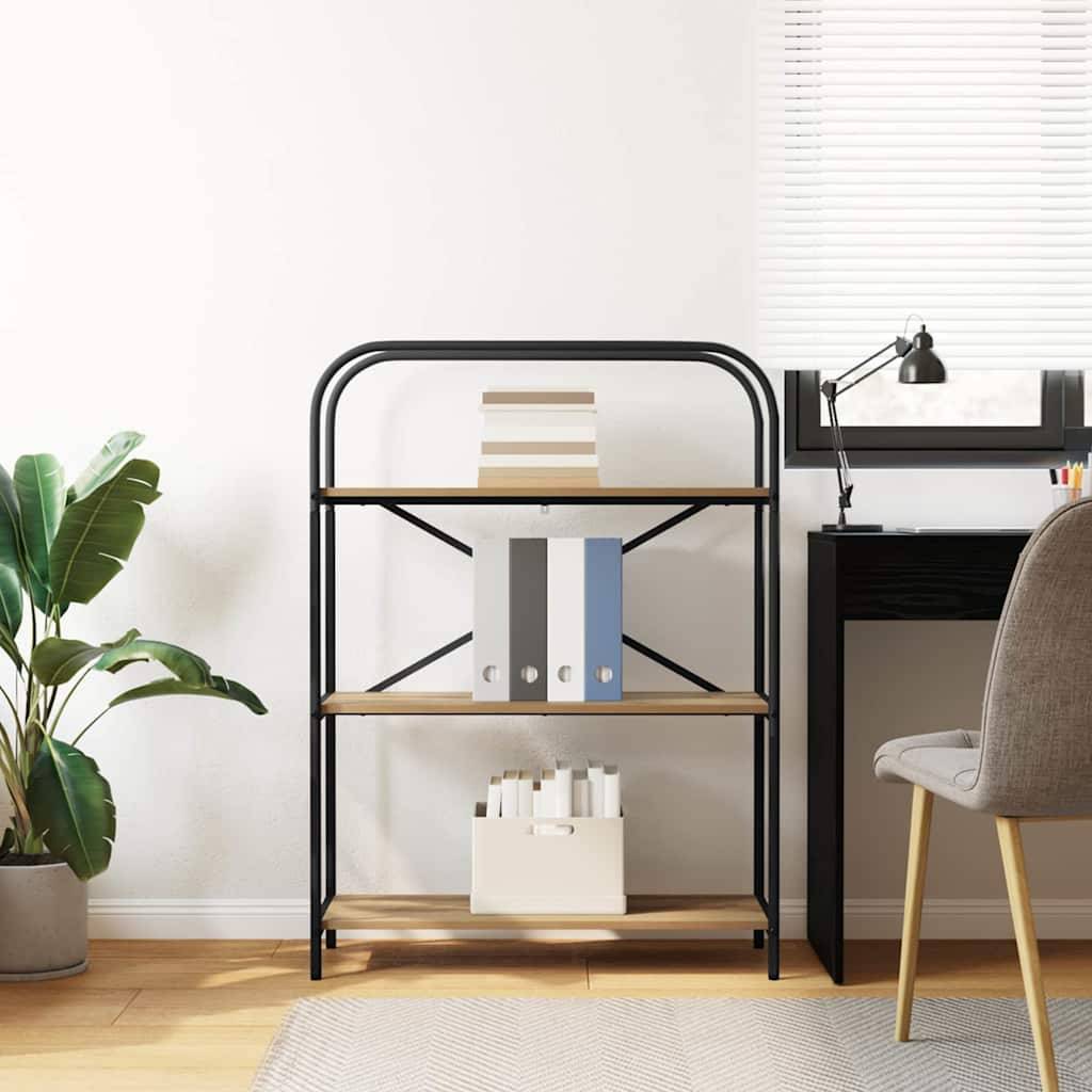 vidaXL Bücherregal Artisan-Eiche 80 x 30 x 109 cm Holzwerkstoff