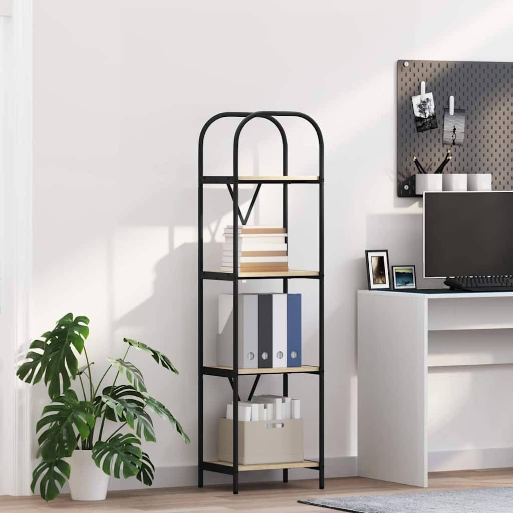 vidaXL Bücherregal Sonoma-Eiche 40 x 30 x 146 cm Holzwerkstoff