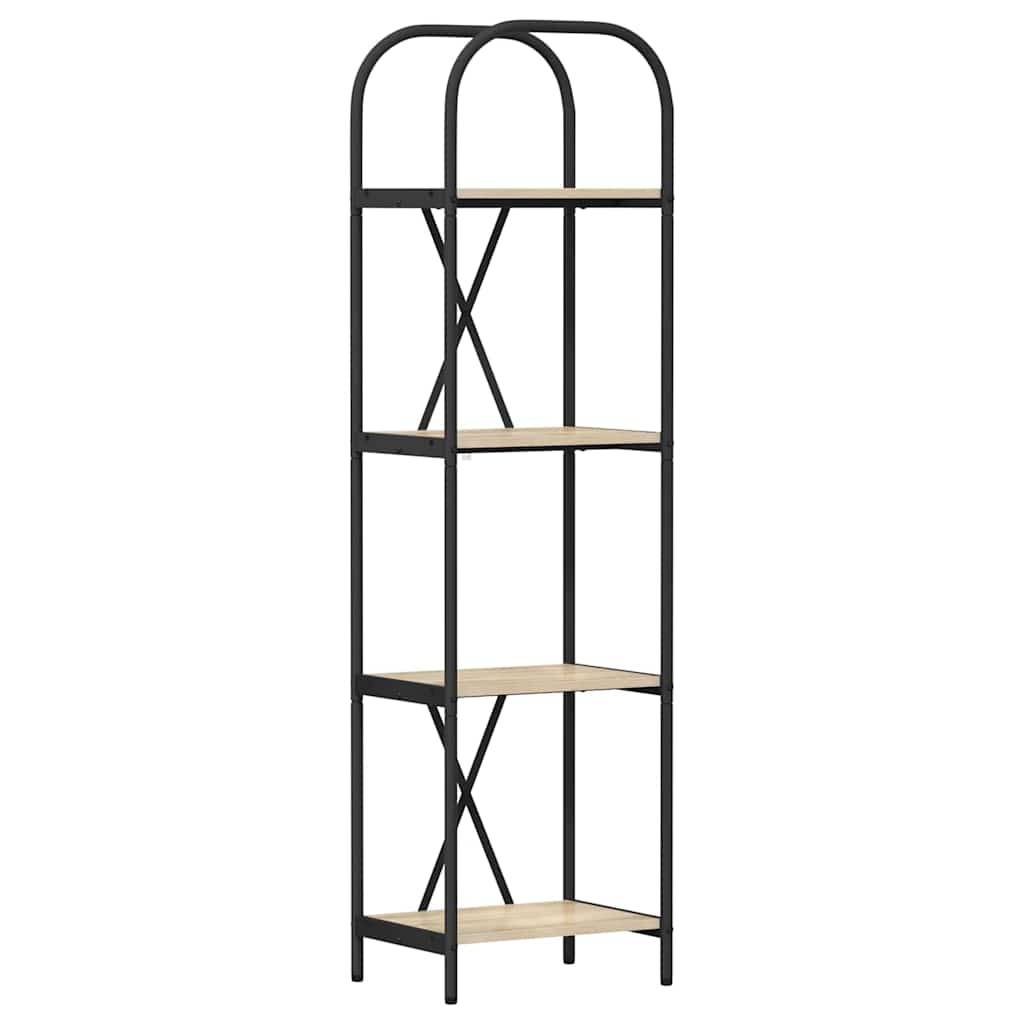vidaXL Bücherregal Sonoma-Eiche 40 x 30 x 146 cm Holzwerkstoff