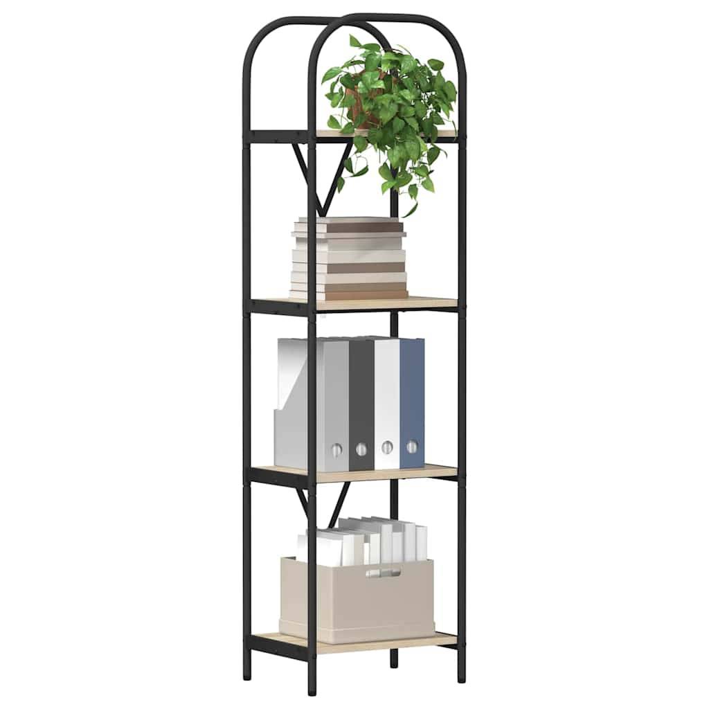 vidaXL Bücherregal Sonoma-Eiche 40 x 30 x 146 cm Holzwerkstoff