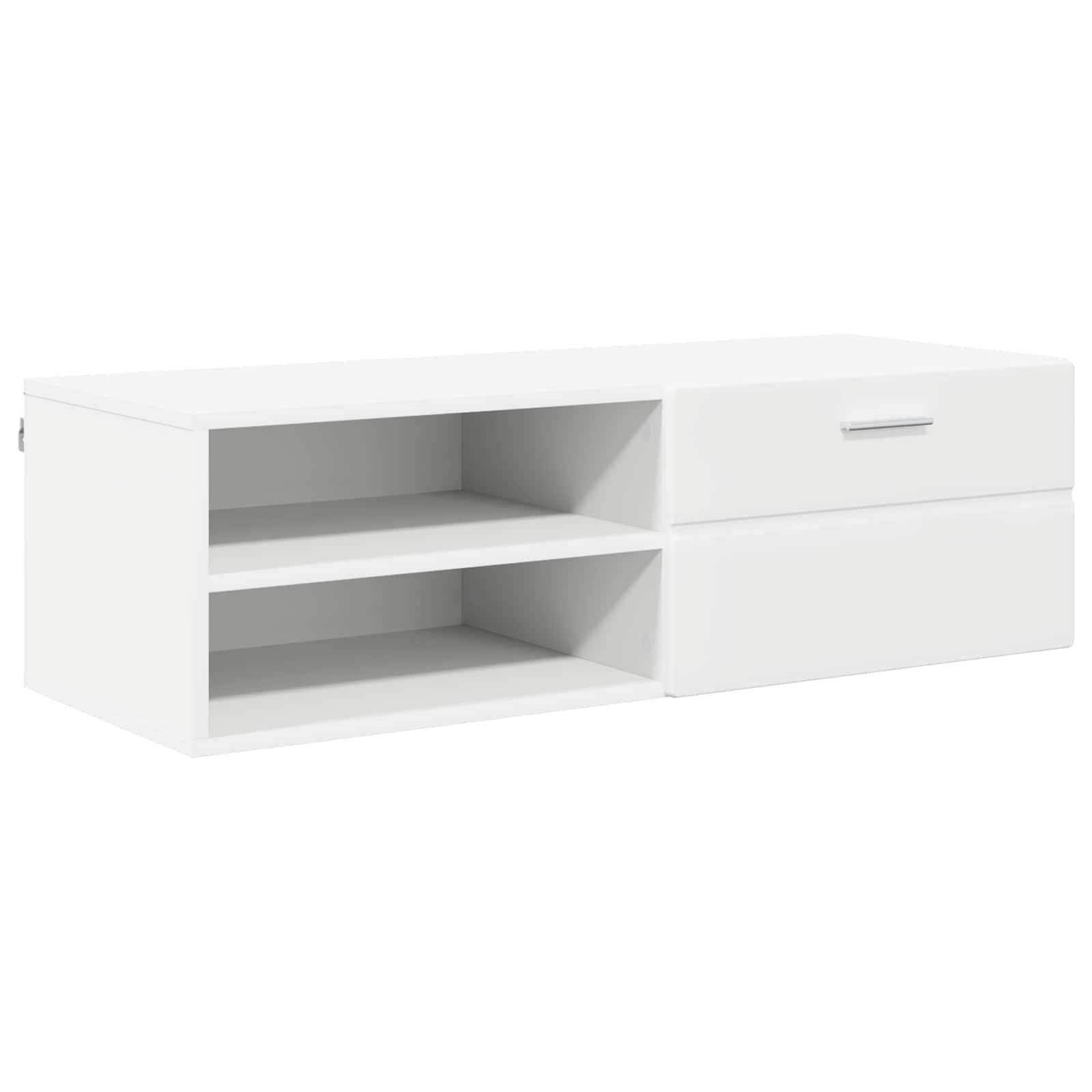 vidaXL Holzschrank Wandmontiert Weiß 100,5 x 39 x 30 cm Holzwerkstoff