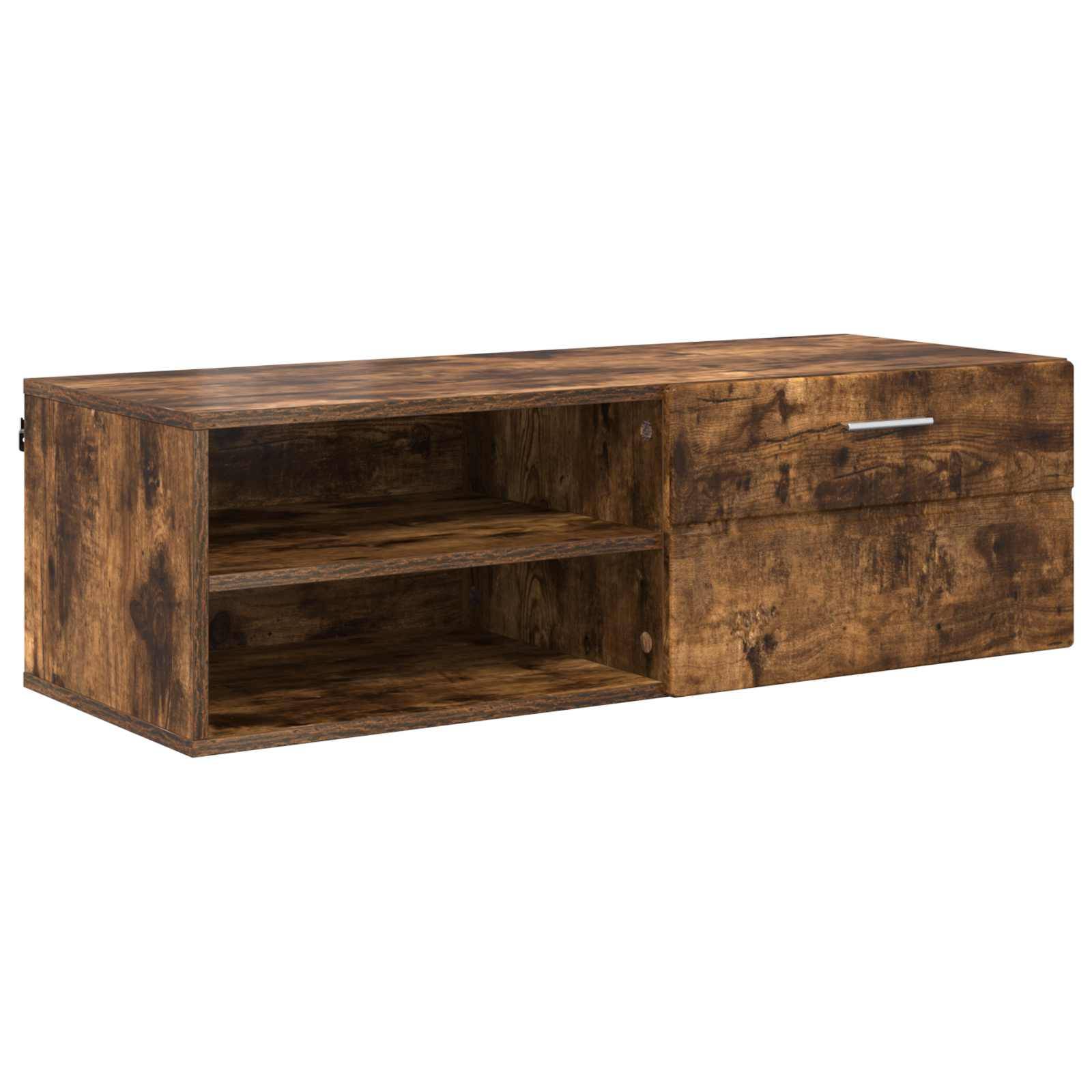 vidaXL Holzschrank Geräucherte Eiche 100,5 x 39 x 30 cm Holzwerkstoff