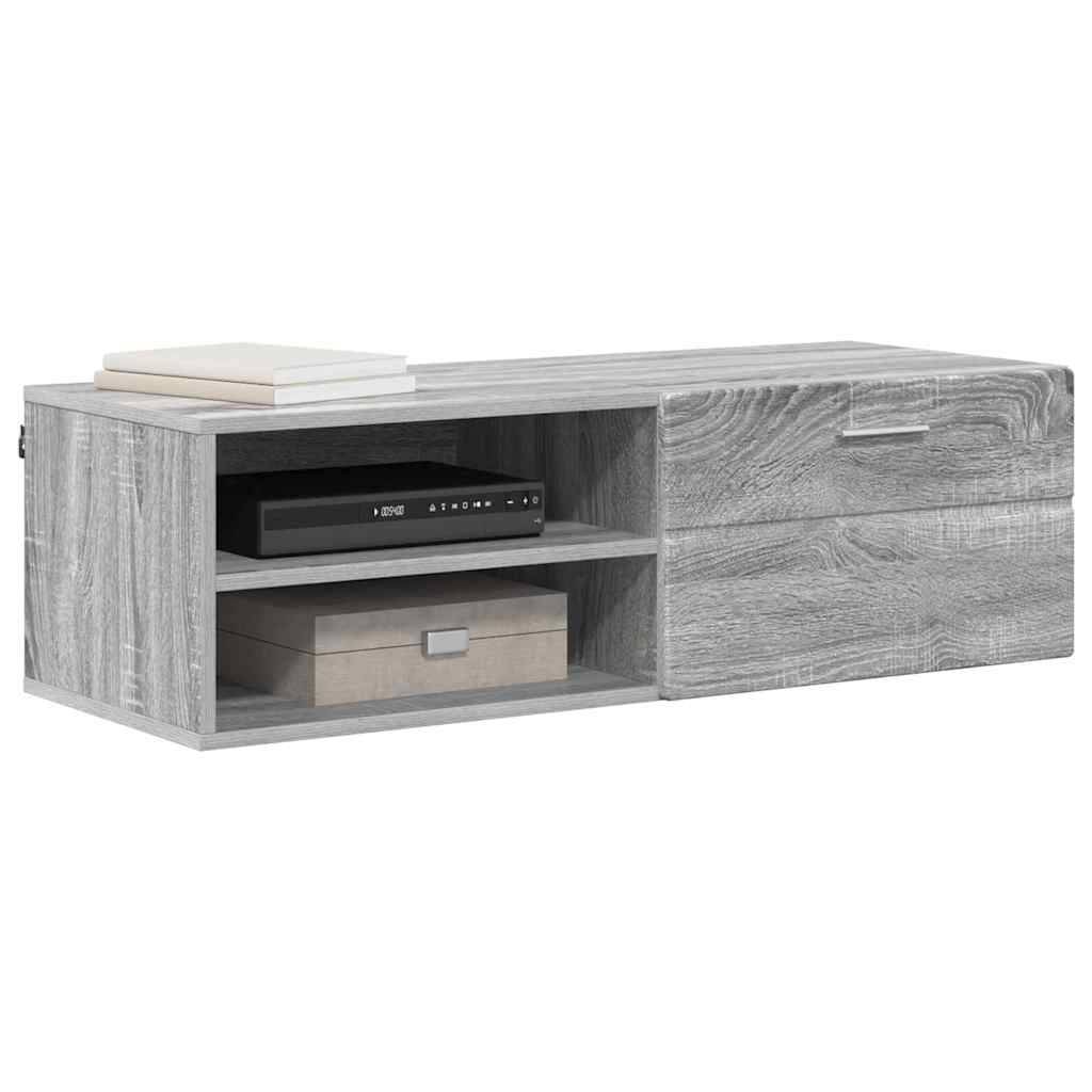 vidaXL Holzschrank Graues Sonoma 100,5 x 39 x 30 cm Holzwerkstoff