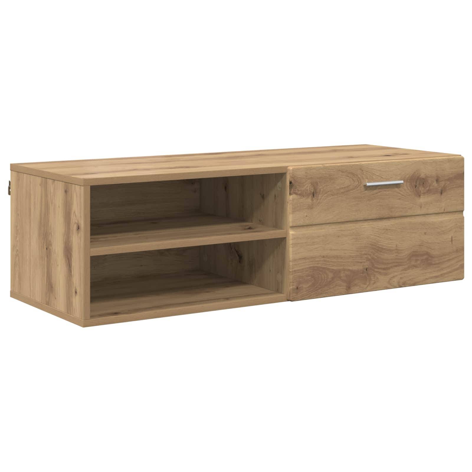 vidaXL Holzschrank Artisan-Eiche 100,5 x 39 x 30 cm Holzwerkstoff