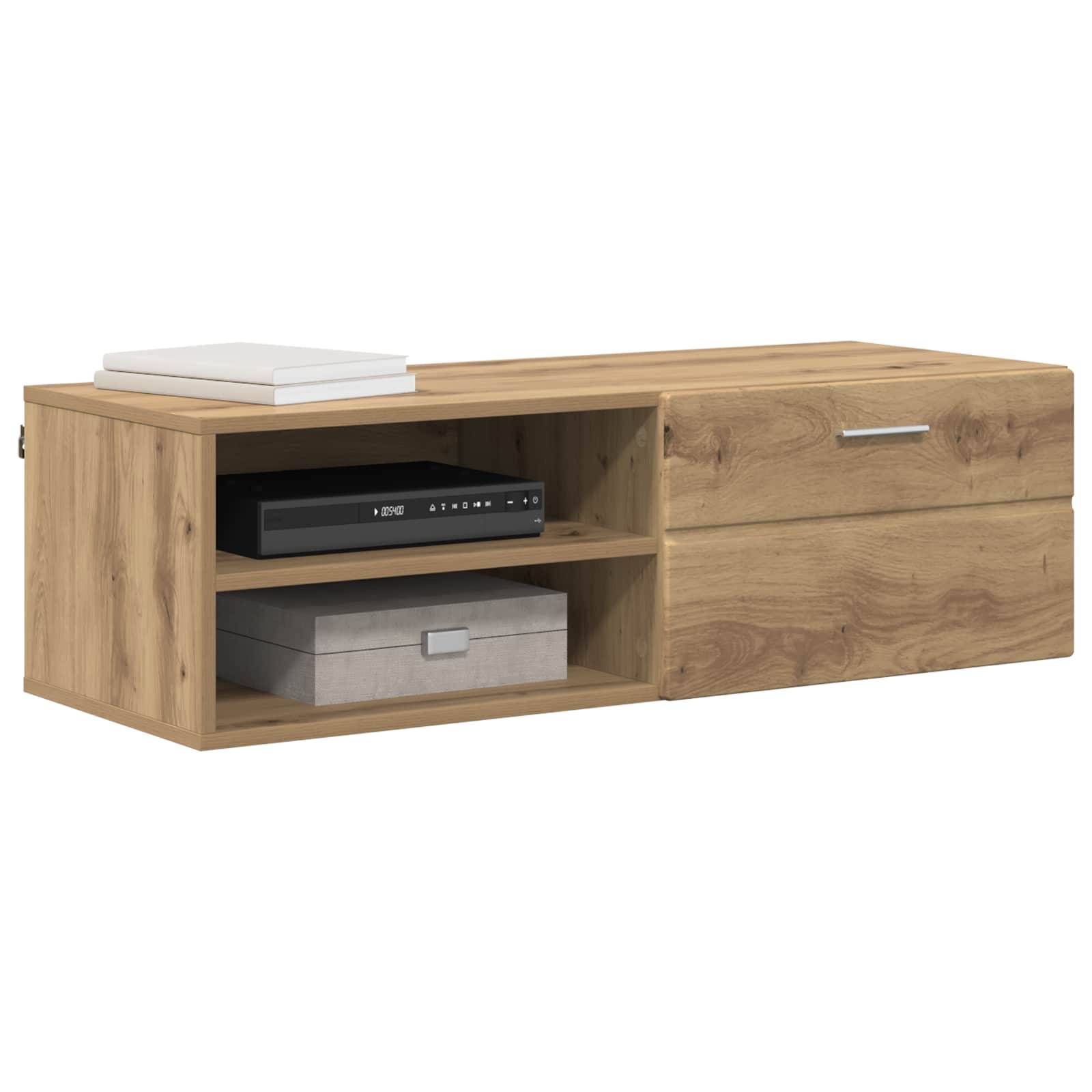 vidaXL Holzschrank Artisan-Eiche 100,5 x 39 x 30 cm Holzwerkstoff