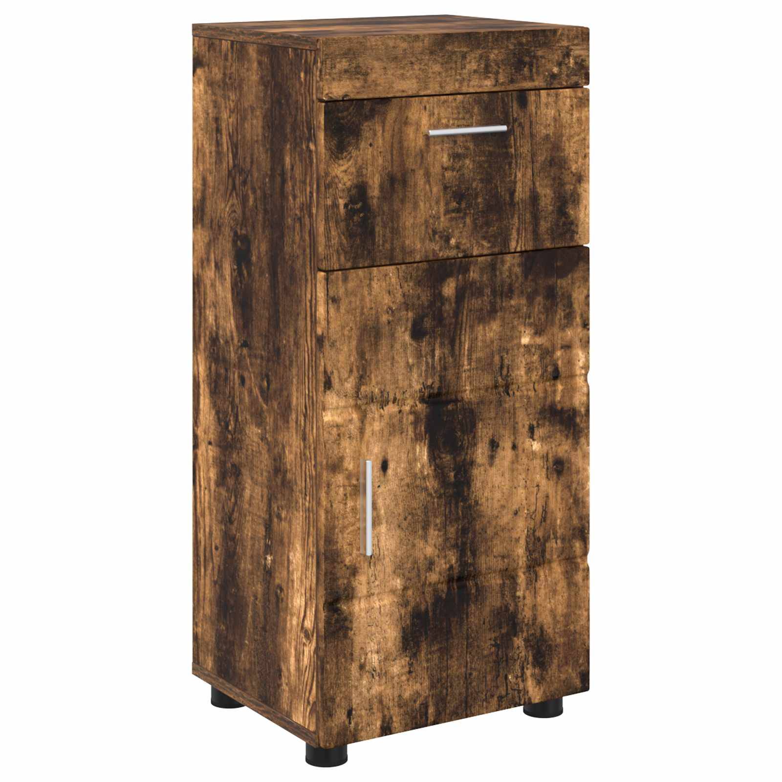 vidaXL Badezimmerschrank-Set TULUM Geräucherte Eiche 37 x 31,5 x 82 cm