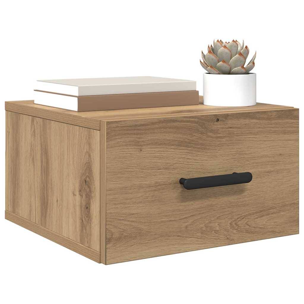 vidaXL Nachttisch 2 pcs Artisan-Eiche 35 x 35 x 20 cm Holzwerkstoff