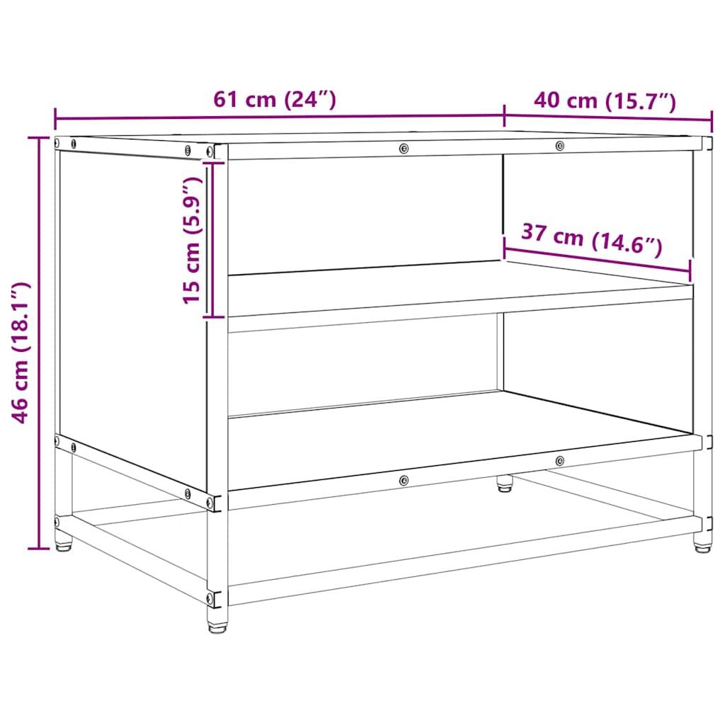 vidaXL TV-Einheiten Altholz 61 x 40 x 46 cm Holzwerkstoff