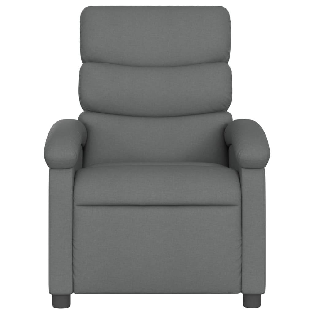 vidaXL Relaxsessel, Stoff, Dunkelgrau