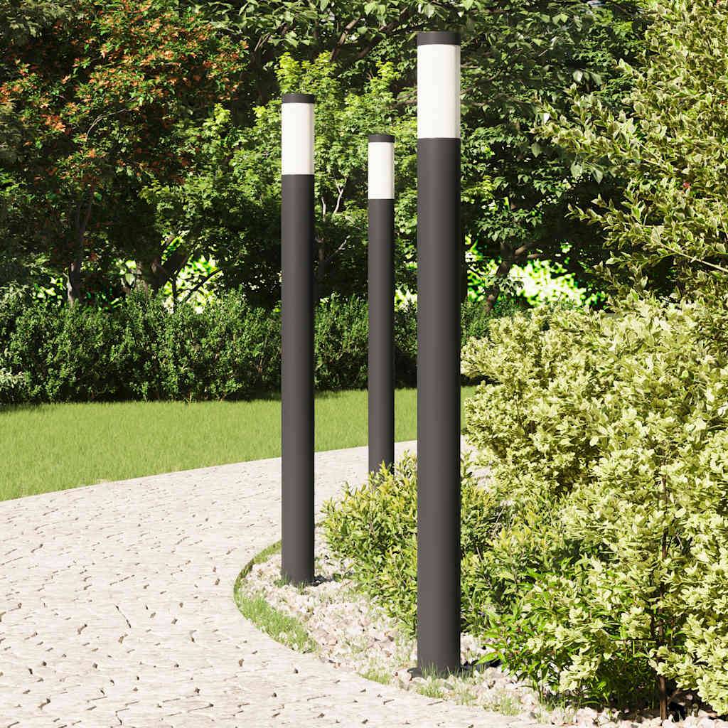 vidaXL Pollerleuchten 3er 110 cm Edelstahl IP44