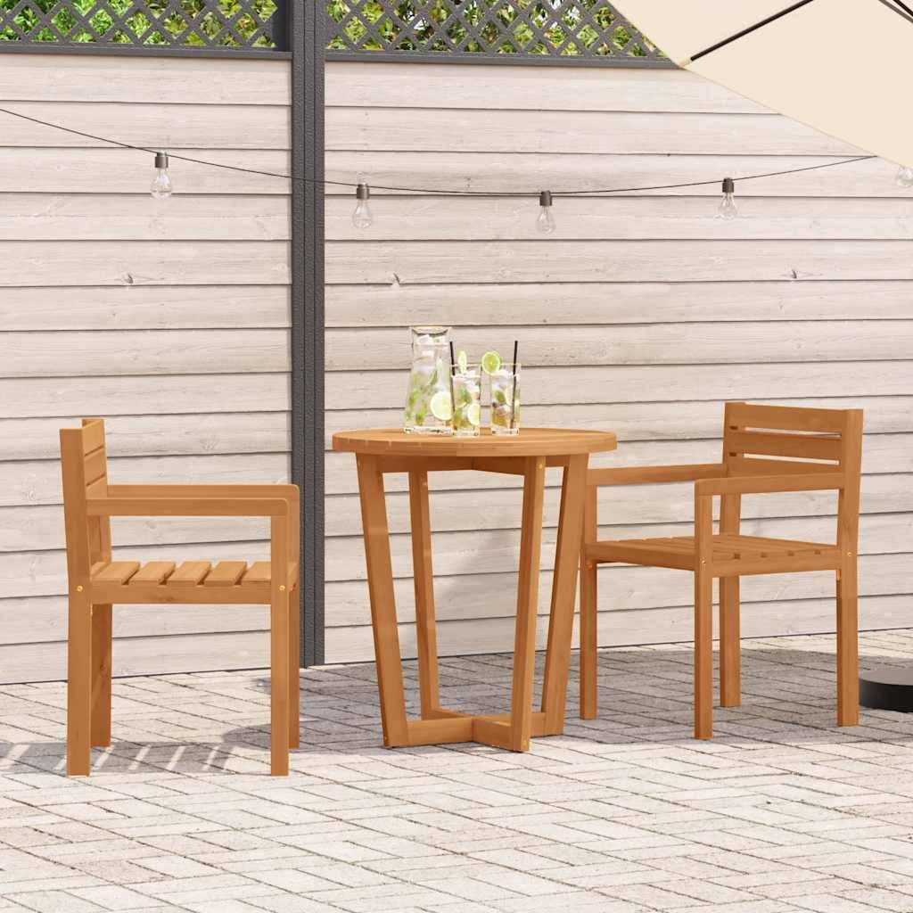 vidaXL 3-teiliges Garten-Ess-Set aus Massivholz Akazie