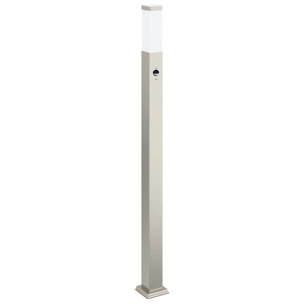 vidaXL Pollerleuchte mit Sensor 110 cm Edelstahl IP44