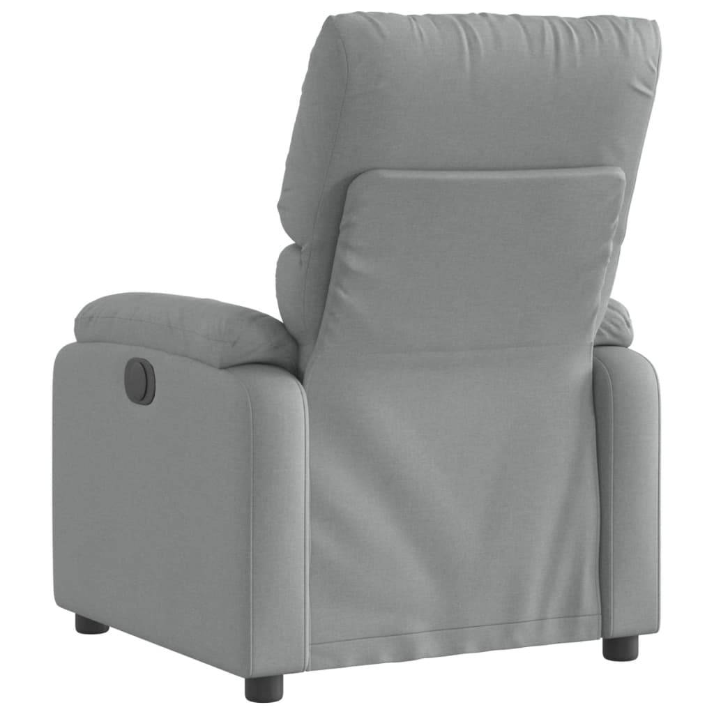 vidaXL Relaxsessel Hellgrau Stoff