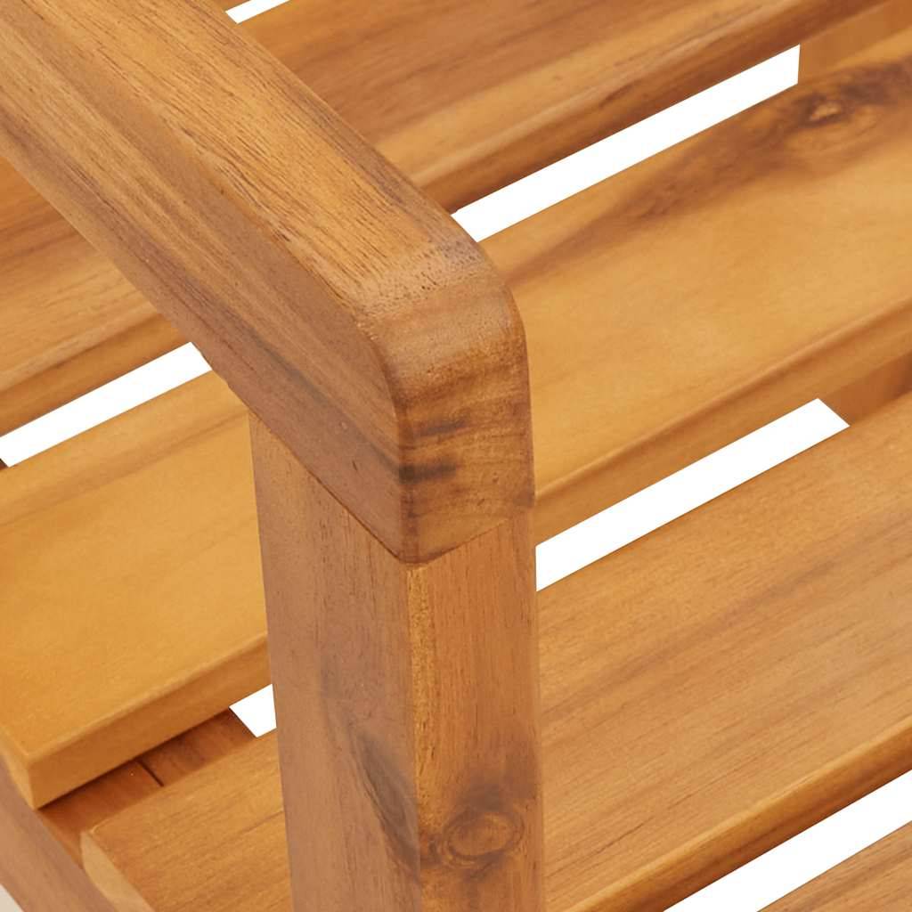 vidaXL 5-teiliges Garten-Ess-Set aus Massivholz Akazie