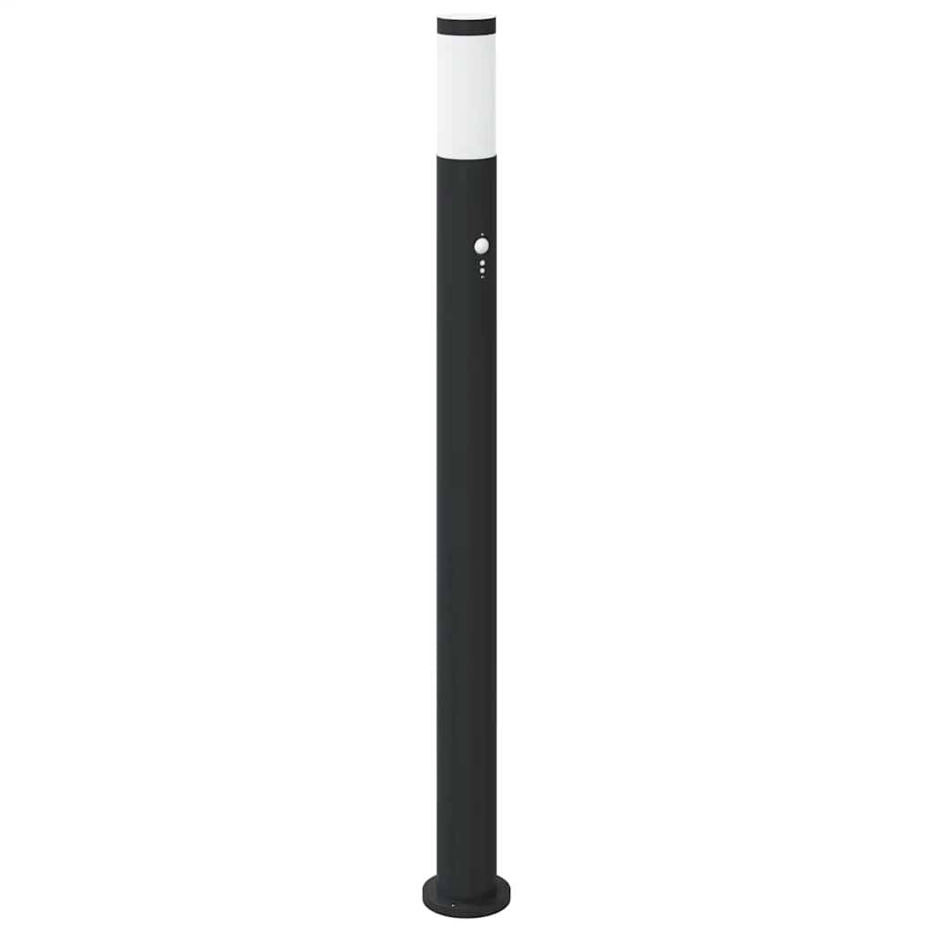 vidaXL Pollerleuchte mit Sensor 110 cm Edelstahl IP44