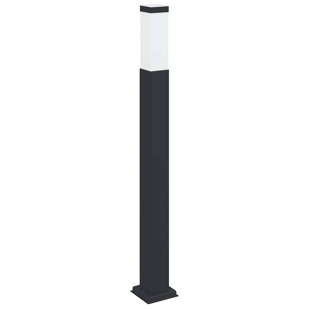 vidaXL Pollerleuchte 80 cm Schwarz IP44