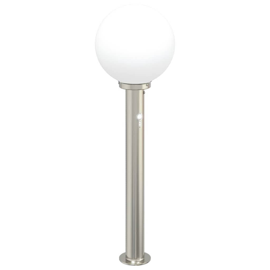 vidaXL Pollerleuchte mit Sensor 80 cm Edelstahl IP44