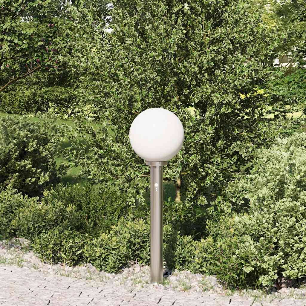 vidaXL Pollerleuchte mit Sensor 80 cm Edelstahl IP44