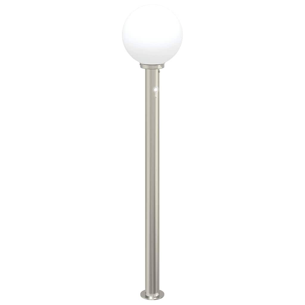 vidaXL Pollerleuchte mit Sensor 120 cm Edelstahl IP44