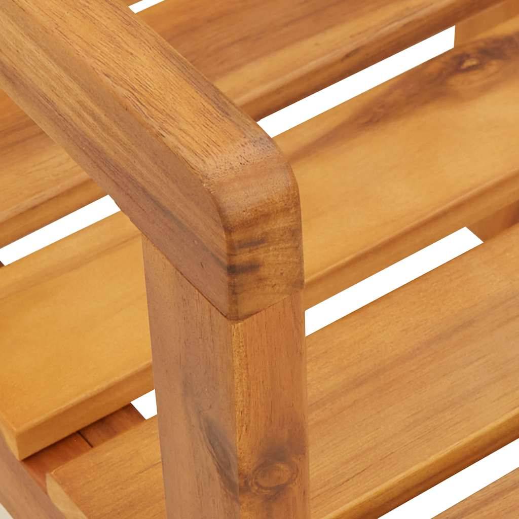 vidaXL 5-teiliges Garten-Ess-Set aus Massivholz Akazie