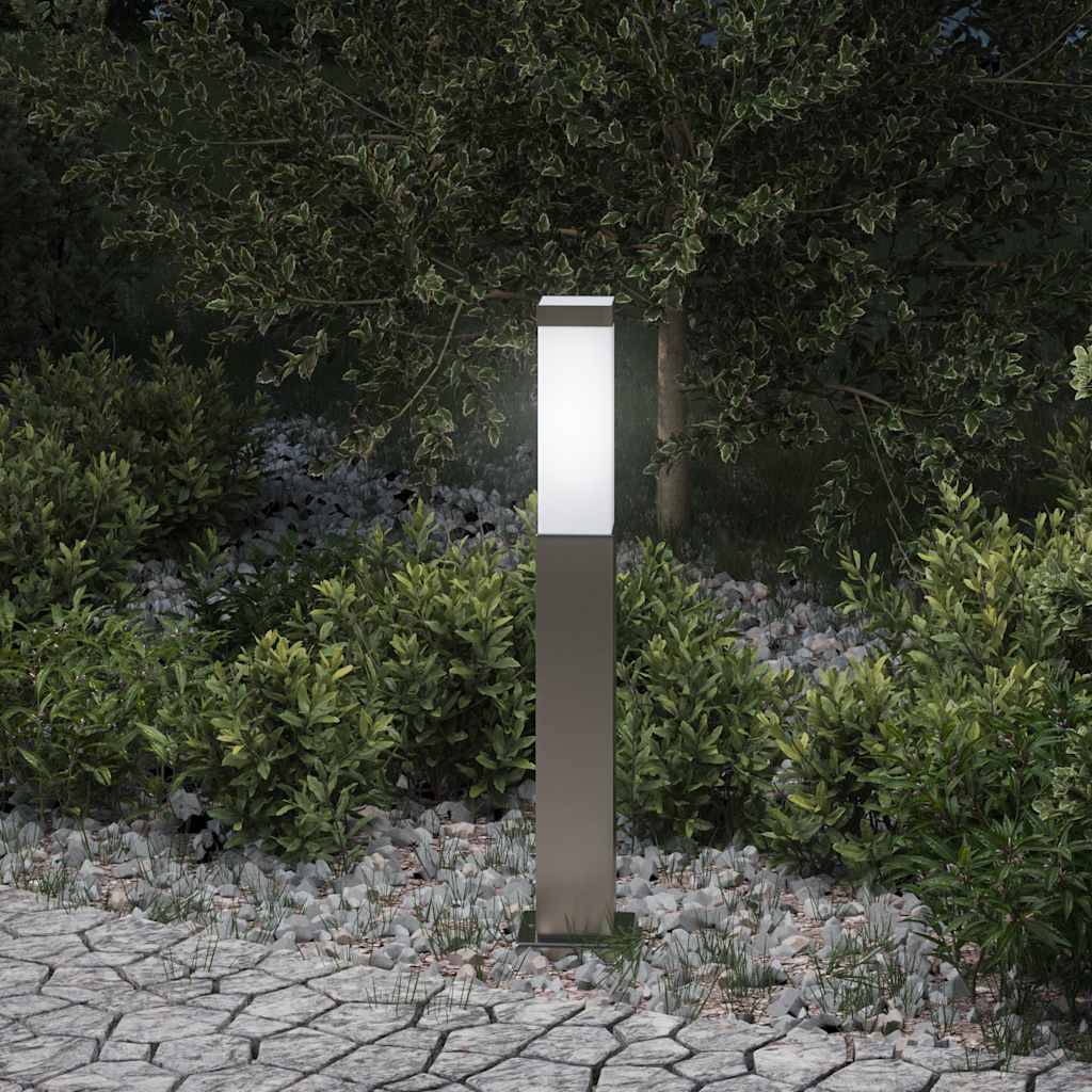 vidaXL Pollerleuchte 50 cm Edelstahl IP44