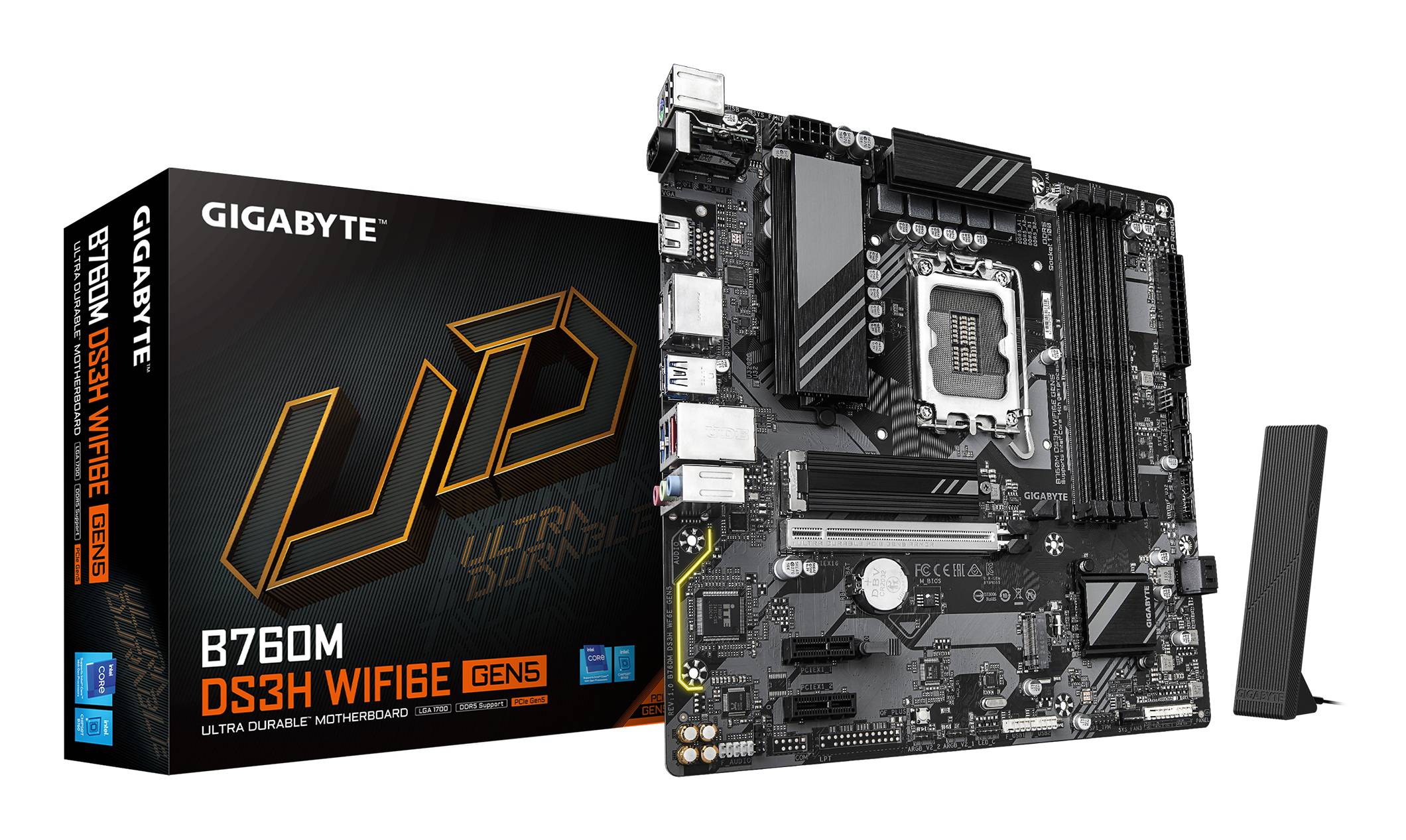 Gigabyte B760M DS3H WiFi6e GEN5 (B760,S1700,mATX,DDR5