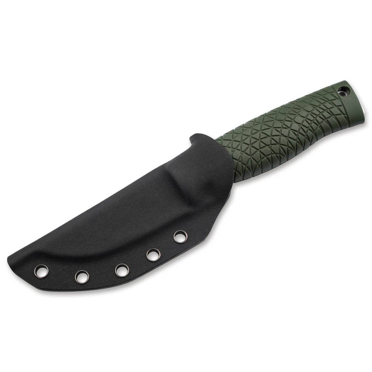 Böker Bronco Mini CPM3V Bushcraftmesser - Green Scandi