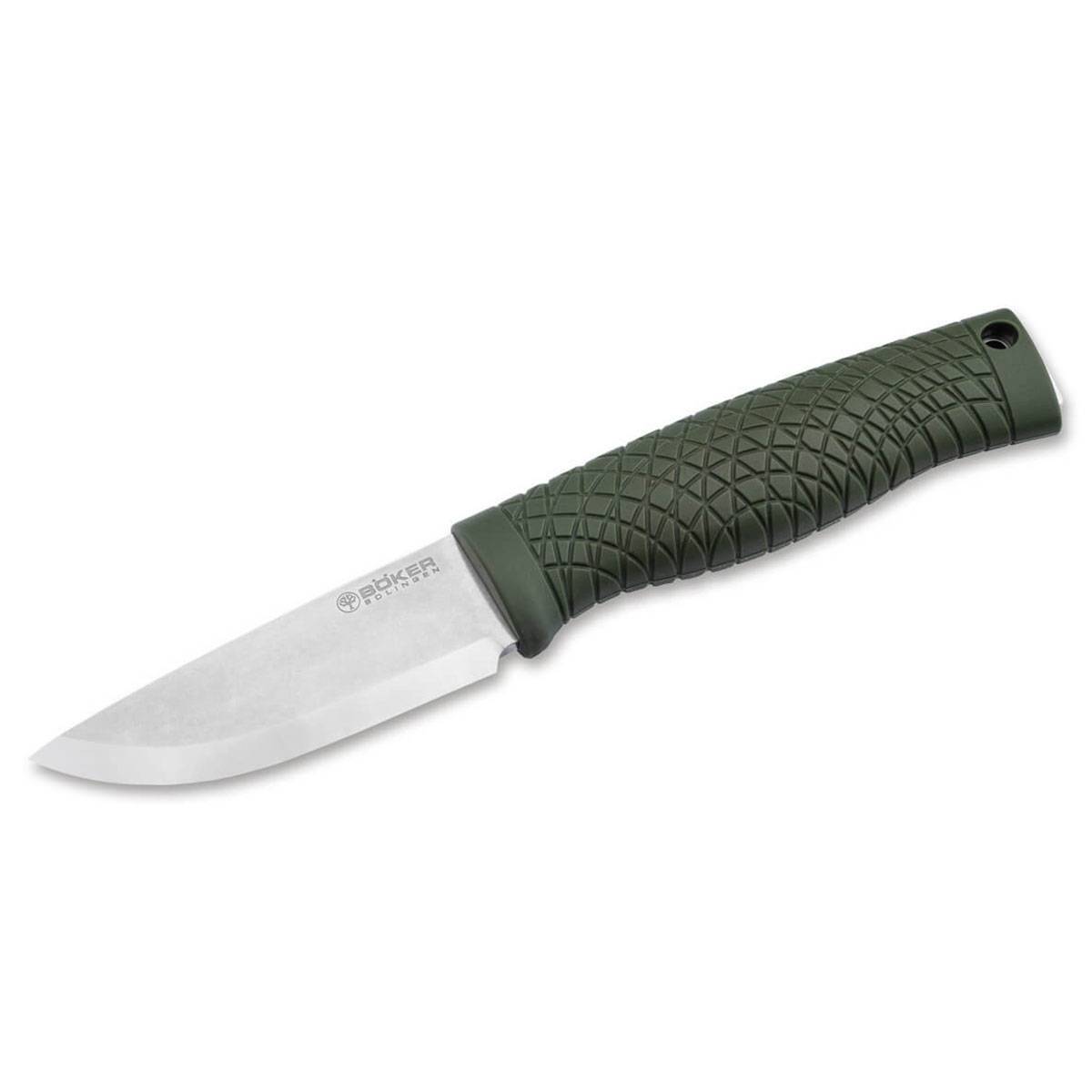 Böker Bronco Mini CPM3V Bushcraftmesser - Green Scandi