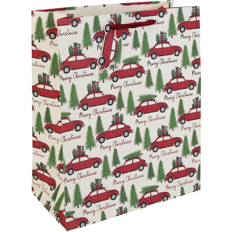 Clairefontaine Weihnachts-Geschenktüte "Weihnachtsauto"