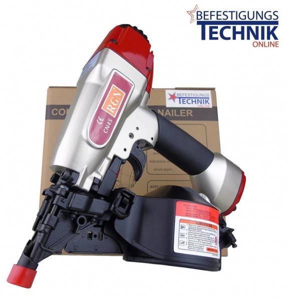 Druckluft Coilnagler CN-45 25-50mm für Coilnägel draht flach konisch