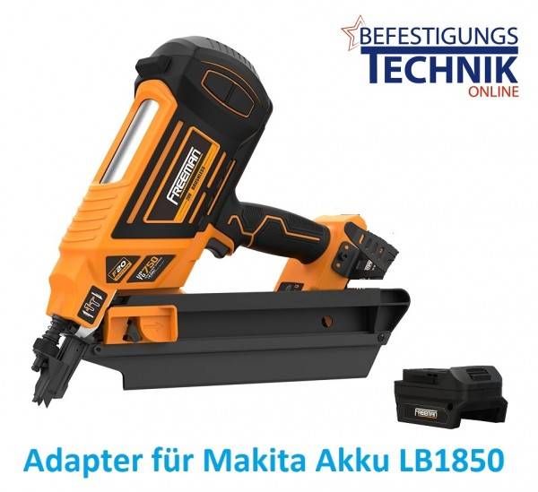 Freeman Streifennagler LD34100MA 50-100mm Basic für 18V Makita Akku DNW Streifennägel 34° Paslode