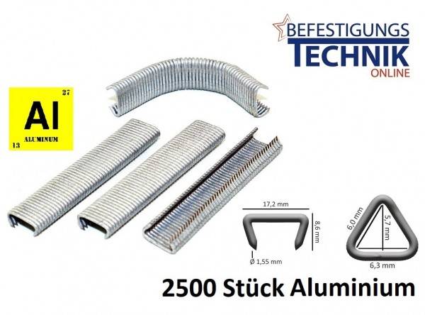 Zaun Klammer RING R15AL50 HR23 ALU für Bostitch RINGER 9/16 Regur Ringler KL-100 2,5M