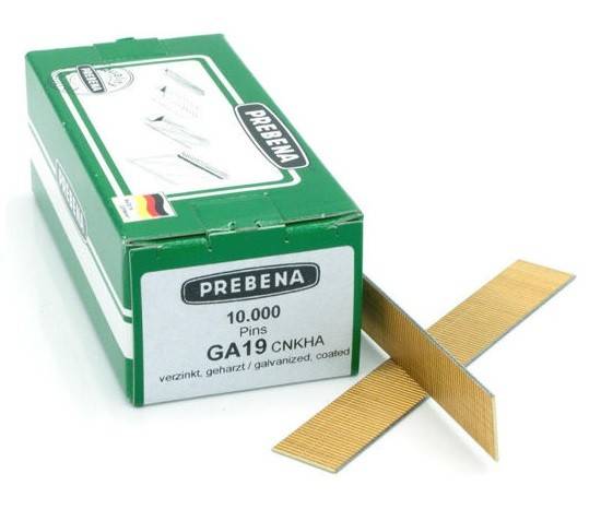 1,2x19mm Nägel Stifte ohne Kopf GA19CNKHA für Pin Nagler Prebena 2M-GA32SDS BeA Haubold Stanley 10M