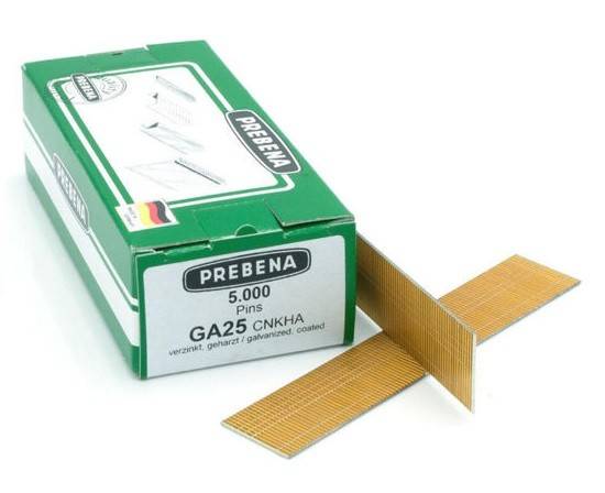 1,2x25mm Nägel Stifte ohne Kopf GA25CNKHA für Pin Nagler Prebena 2M-GA32SDS BeA Haubold Stanley 5M