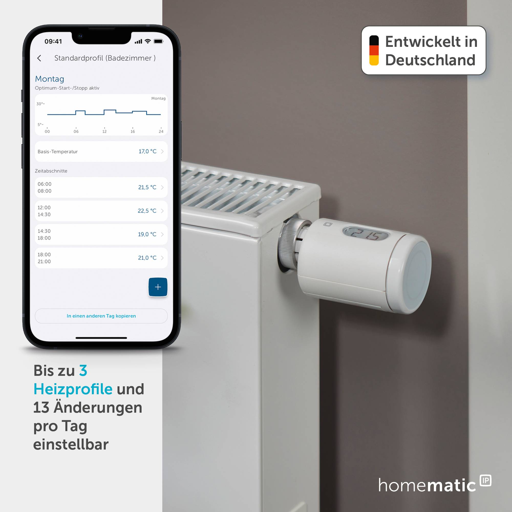 HOMEMATIC IP 162165A0 Starterset Heizen Pure