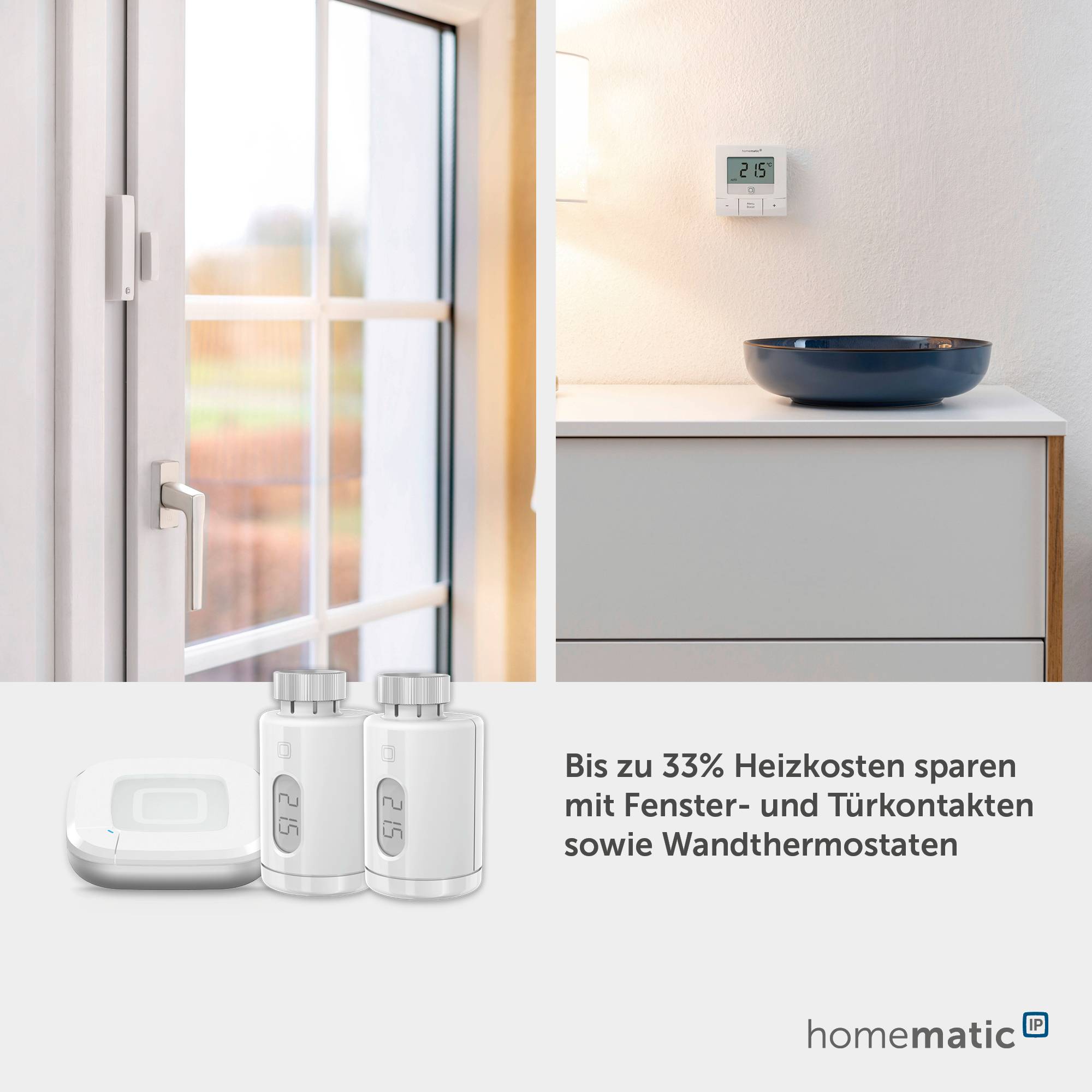 HOMEMATIC IP 162165A0 Starterset Heizen Pure