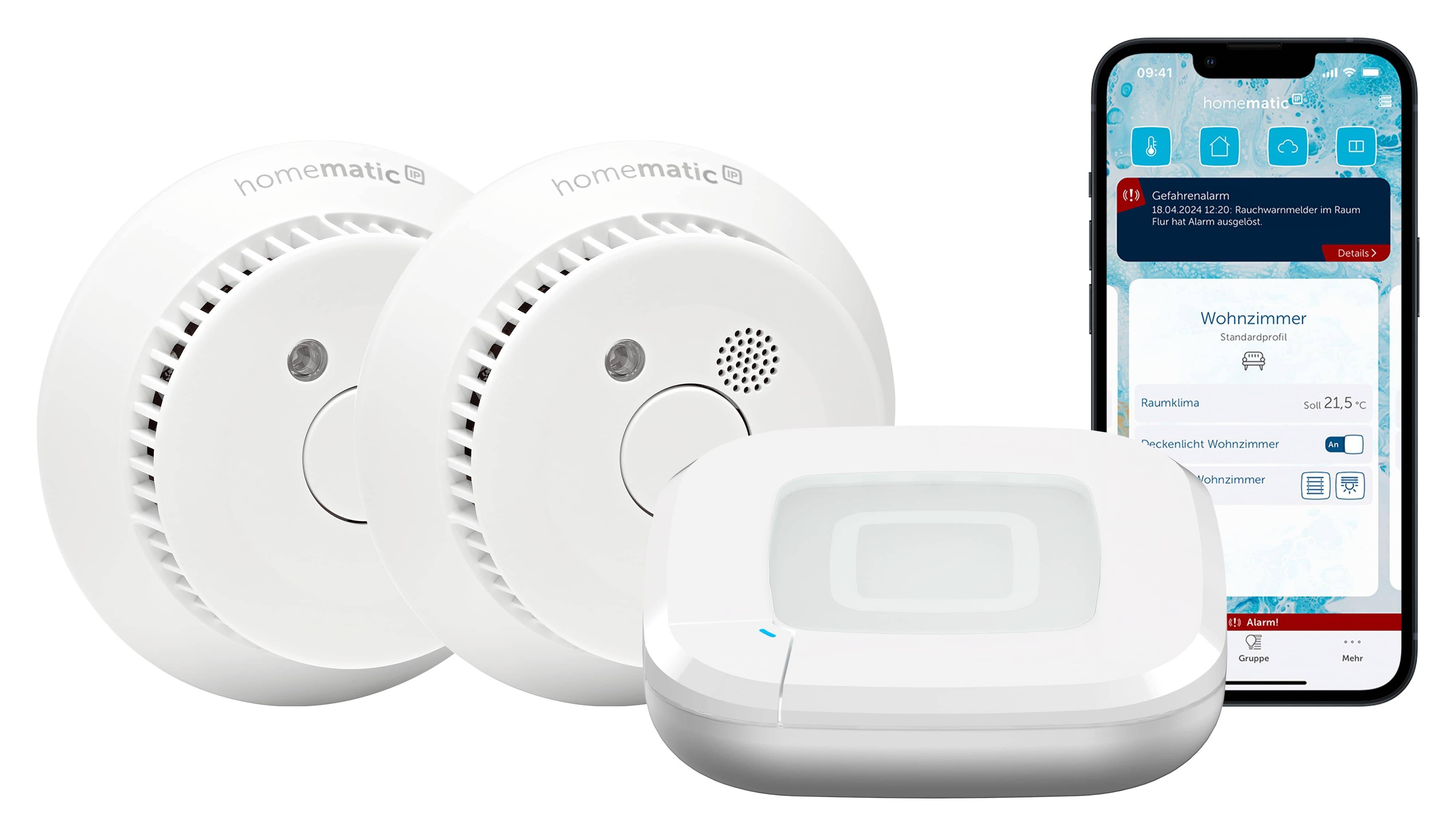 HOMEMATIC IP 162162A0 Starterset Rauchwarnmelder
