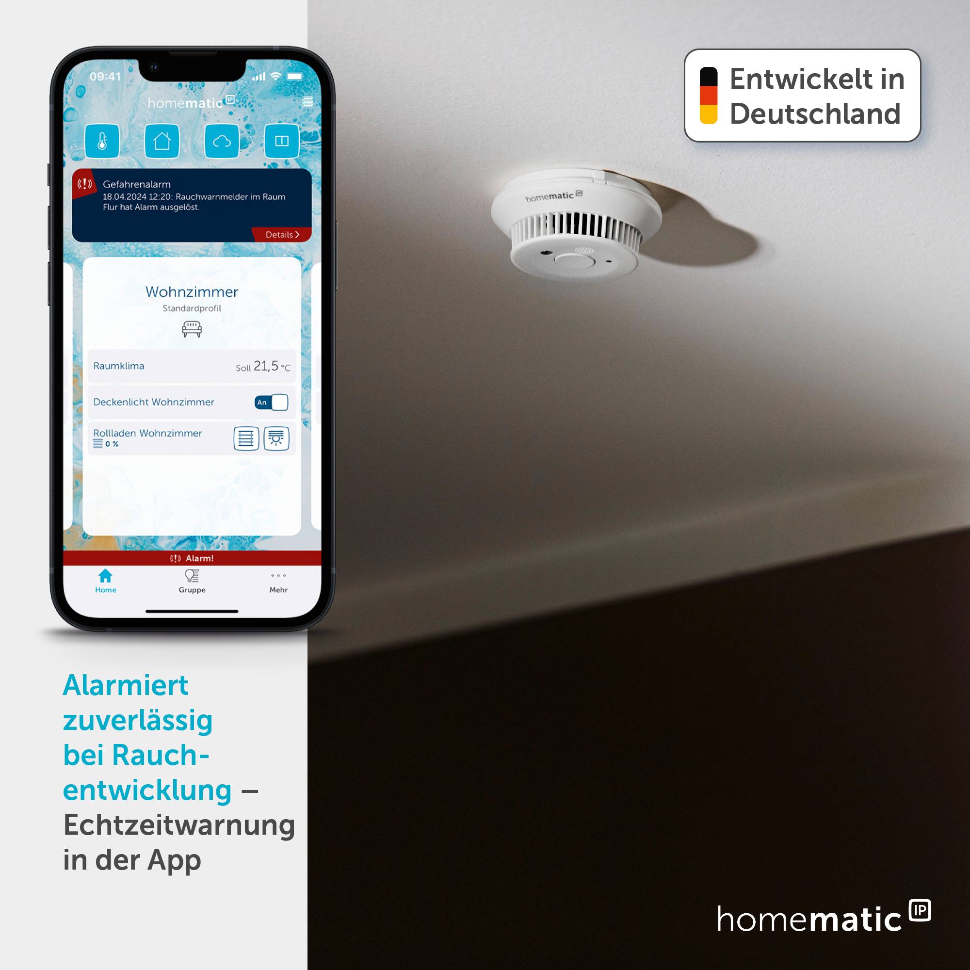 HOMEMATIC IP 162162A0 Starterset Rauchwarnmelder