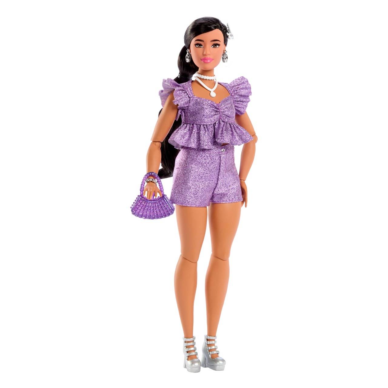 Mattel JFP43 - Barbie Deluxe Style - Purple Shorts