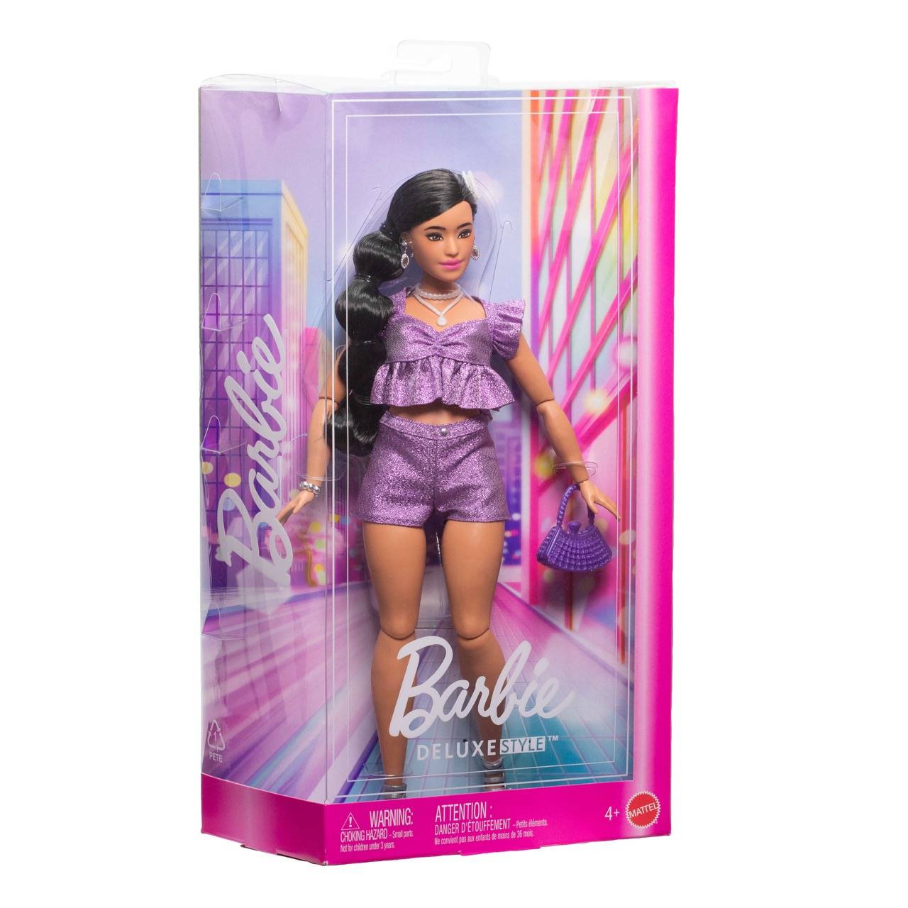 Mattel JFP43 - Barbie Deluxe Style - Purple Shorts