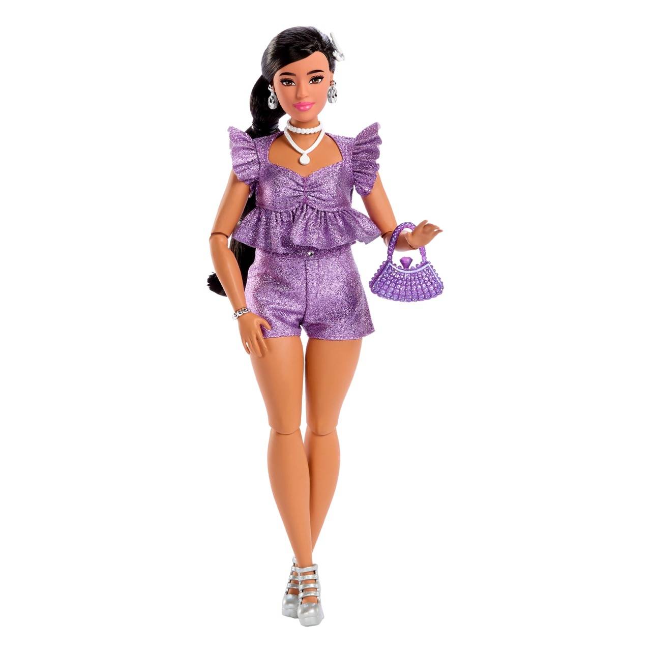 Mattel JFP43 - Barbie Deluxe Style - Purple Shorts