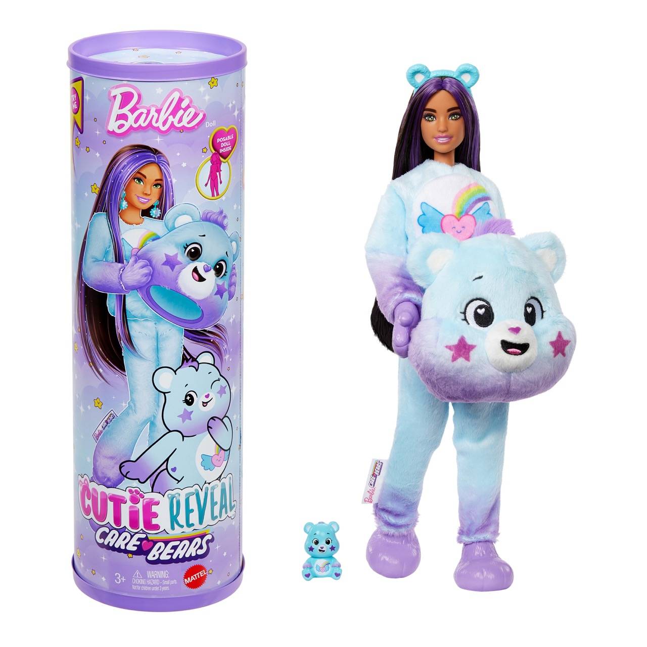 Mattel JFV61 - Barbie Licensed Cutie Reveal x Care Bears Series 2 - Dream Bright Bear