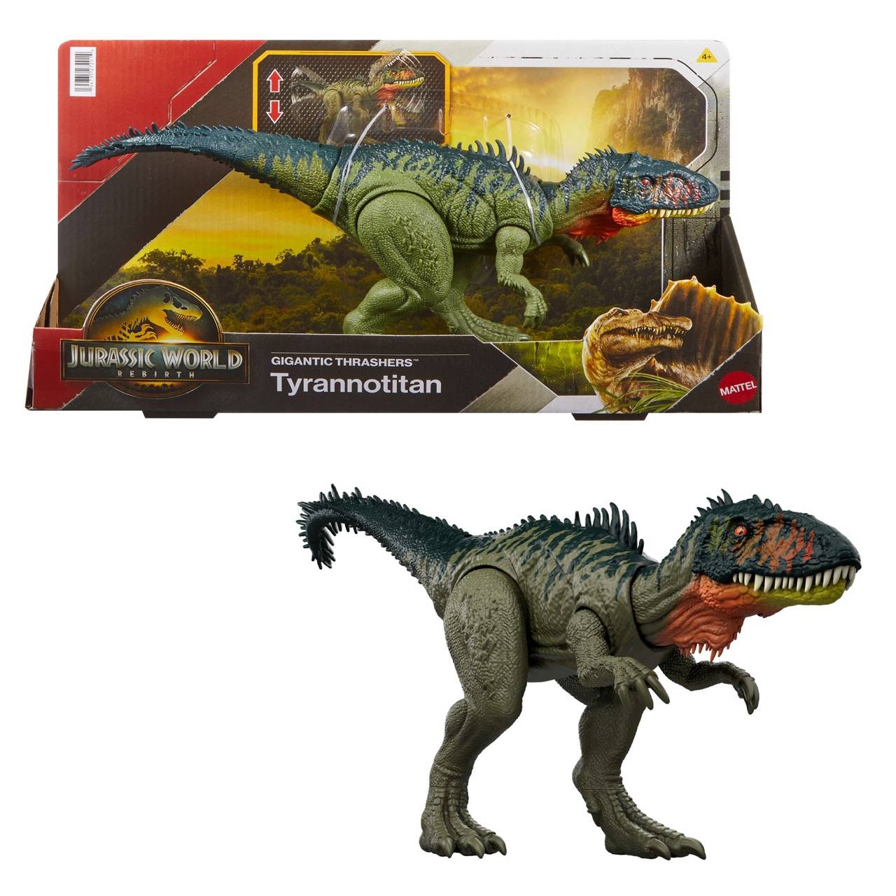 Mattel JCL75 - Jurassic World Gigantic Trackers Tyrannotitan
