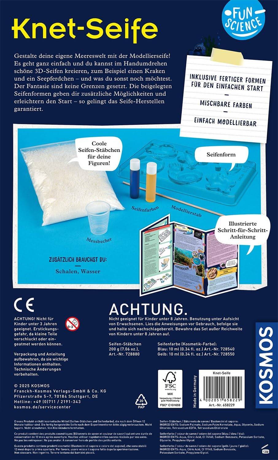 KOSMOS 658229 - Fun Science Knet-Seife